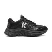 Kenzo Svarta Tech Runner Sneakers Black, Dam