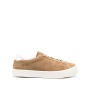 Kenzo Beige Läder Sneakers Beige, Herr