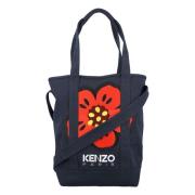 Kenzo Marinblå Boke Flower Toteväska Blue, Herr