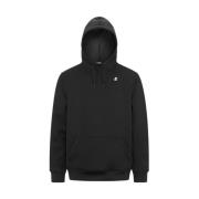 K-Way Svart Zip-Through Hoodie Black, Herr