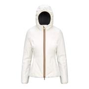 K-Way Lily ST Warm Reversible Jacka för kvinnor White, Dam