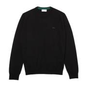 Lacoste Svart Merinoulltröja Black, Herr