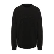 Marc Jacobs Stilren Rhinestone Logo Sweatshirt Black, Dam