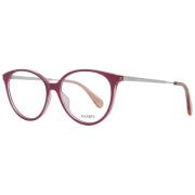 Max & Co Burgundy Cat Eye Dam Optiska Ramar Red, Unisex