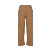 Max Mara Kamelbomull Elastisk Midjabyxa Brown, Dam