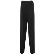 Max Mara Wide Trousers Black, Dam