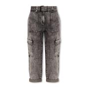 Michael Kors Cargo jeans Gray, Dam