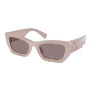 Miu Miu Pink/Brown Purple Sungles SMU 09Ws Pink, Dam