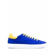 Moschino Låg Top Logo Print Sneakers Blue, Herr