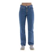 Moschino Avslappnad pform jeans Blue, Dam