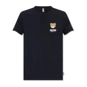 Moschino T-shirt med logotyp Black, Herr