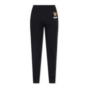 Moschino Sweatpants med logotyp Black, Herr