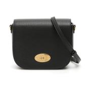 Mulberry Darley Satchel Crossbody Bag Black, Dam