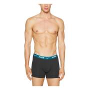 Nike Svart Boxerset med Logotyp Elastiskt Band Black, Herr