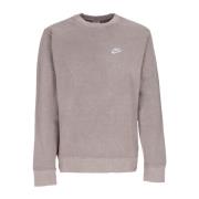 Nike Revival Crew Sweatshirt Olive Grey Gray, Herr