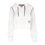 Nike Air Fleece Full-Zip Hoodie för kvinnor White, Dam