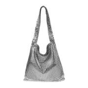 Paco Rabanne Stilfull Silver Axelväska Gray, Dam