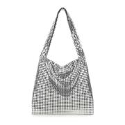 Paco Rabanne Metal Mesh Pixel Axelväska Gray, Dam