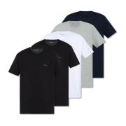 Paul Smith Märkt T-shirt fem-pack Multicolor, Herr