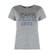 Pepe Jeans T-Skjortabibiana Gray, Dam