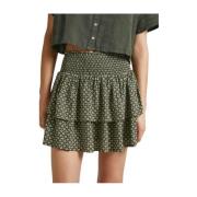 Pepe Jeans Short Skirts Green, Dam