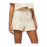 Pepe Jeans Short Shorts Beige, Dam