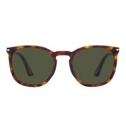 Persol Klassiska fyrkantiga solglasögon Brown, Unisex