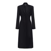 Pinko Single-Breasted Coats Black, Dam