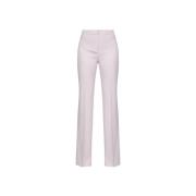 Pinko Straight Trousers Pink, Dam