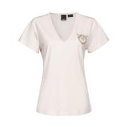 PINKO Stilren T-Shirt White, Dam