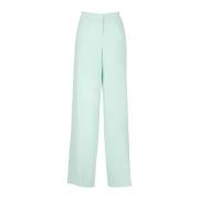 Pinko Wide Trousers Green, Dam