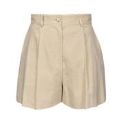 PINKO Leende Shorts Beige, Dam