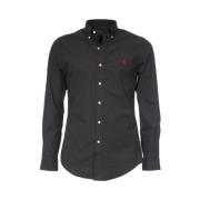 Polo Ralph Lauren Slim-Fit Formell Bomullsskjorta Black, Herr