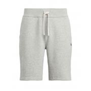 Polo Ralph Lauren Heather Jogging Shorts med Justerbar Midja Gray, Her...