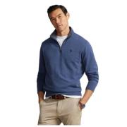 Polo Ralph Lauren Herr halv-zip tröja Blue, Herr