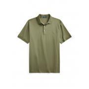 Polo Ralph Lauren Slim Fit Pima Bomull Polo Green, Herr