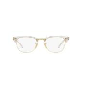 Ray-Ban Transparent Plastbåge Glasögon Beige, Dam