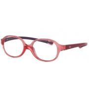 Ray-Ban Stunning Transparent Light Red Eyewear Frames Red, Dam