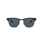 Ray-Ban Clubmaster Metal Polariserade Solglasögon Black, Dam