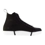 Roberto Cavalli Premium Svart & Vit High Top Sneakers Black, Dam