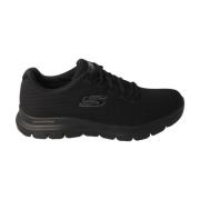 Skechers Svart Flex Appeal Dammsko Black, Dam