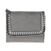 Stella McCartney Liten Falabella-plånbok Gray, Dam