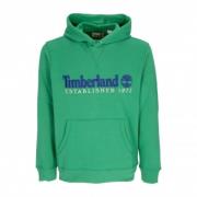 Timberland Logo Hoodtröjor Green, Herr