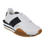 Tom Ford James Low Top Sneakers - Vit/Svart/Grädde White, Herr