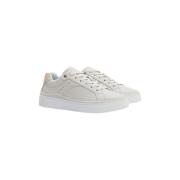 Tommy Hilfiger Snygga Court Sneakers Beige, Dam