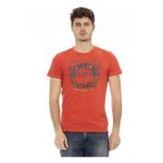 Trussardi T-Shirts Red, Herr