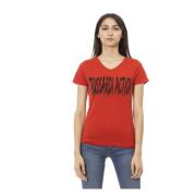 Trussardi T-Shirts Red, Dam