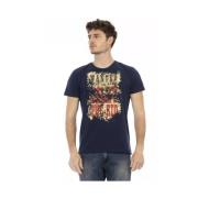 Trussardi Action Blue Rund Hals T-Shirt Blue, Herr