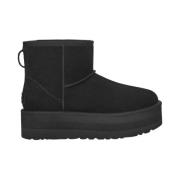 UGG Classic Mini Platform Boots Black, Dam