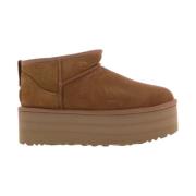 UGG Klassiska Ultra Mini Platform Boots Brown, Dam